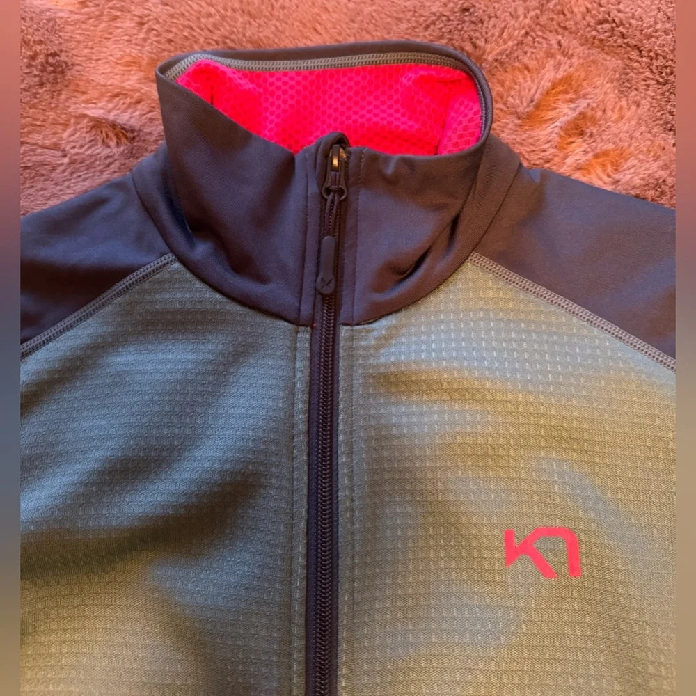 Kari Traa Women's Top in Dark Green and Pink - Picture 4 of 8